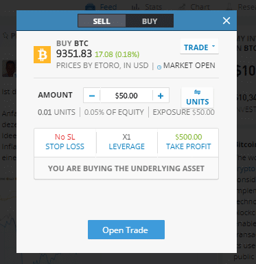 How to trade Bitcoin with eToro