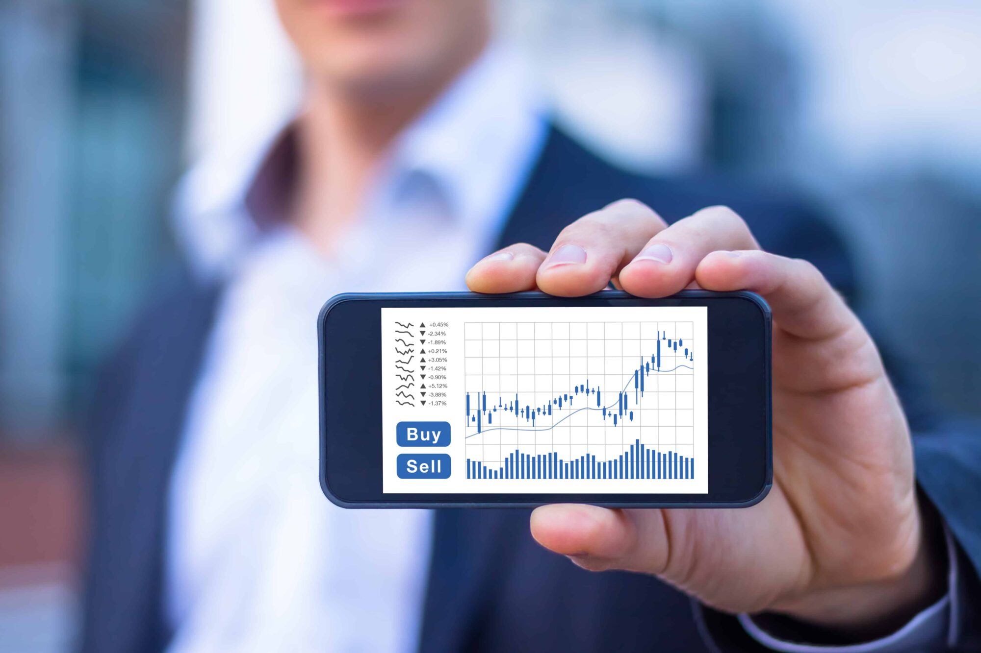 Mobiles Krypto Trading